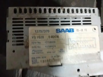 SAAB 9-3 II 93 ПІДСИЛЮВАЧ РАДІО 12757370