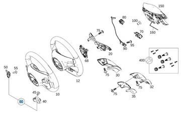 Mercedes a0005452868 перемикачі передач