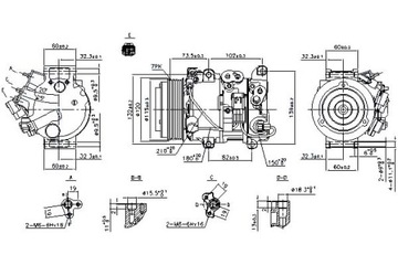 NISSENS КОМПРЕСОР КОНДИЦІОНЕРА LEXUS RX 3.5 02.06 -