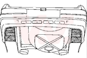 MERCEDES W123 C123 ремонт багажного відсіку правий задній
