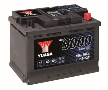 Батарея Yuasa AGM YBX9027 60 Ah 640A START-STOP