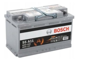 Akumulator Bosch AGM 12V 80Ah/800A S5A11