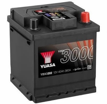 Akumulator Yuasa YBX3000 SMF 12V 40AH 360A(EN) R+