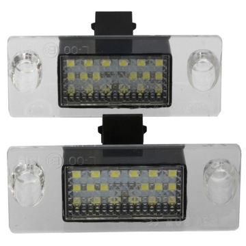 LAMPKI TABLICY REJESTRACJI LED do AUDI A3 8L A4 B5