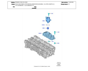 POMPA PALIWA FORD KUGA II 1.5B DS7G-9D376-DC