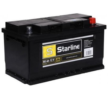 Akumulator Starline 12V 80Ah 740A 3 lata gwarancji