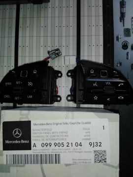 Модуль перемикачів в рульовому управлінні Mercedes 177-247-907