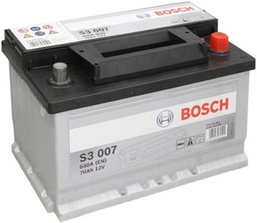 Аккумулятор BOSCH S3 70AH 640A 70AH S3007