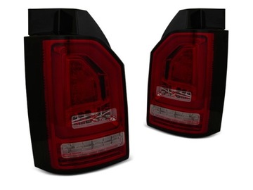Світлодіодні лампи VW T6 2015 - Red SMOKE LED BAR DTS