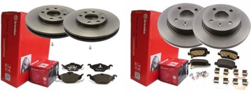 TARCZE KLOCKI P+T BREMBO OPEL ASTRA G 4 OTWORY