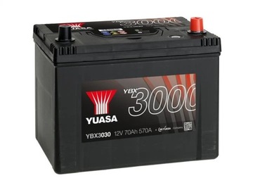 Akumulator Yuasa YBX3000 SMF 12V 70AH 570A(EN) R+