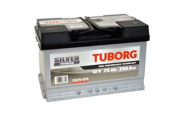 Akumulator Tuborg Silver 12V 75Ah 750A