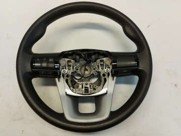 Toyota Hilux VIII 8 рульове колесо з натуральної шкіри