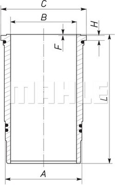 Tuleja cylindrowa 037 LW 00100 001