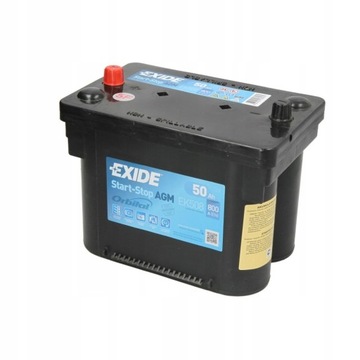Akumulator EXIDE START&STOP AGM 50Ah 800A L+