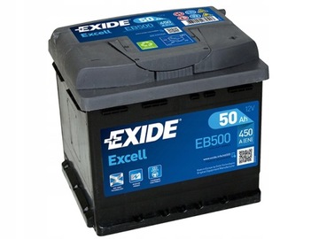 БАТАРЕЯ EXIDE EXCELL 50AH 450A СВІЖА 50 AH