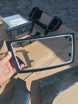 MERCEDES W166 GLE RAMKA DESKI DEKOR PANEL CZARNA