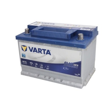 Акумулятор VARTA EFB 70AH 760A P+