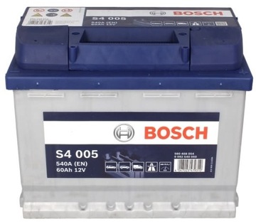 AKUMULATOR 60AH 540A SILVER S4 P+ BOSCH NOWY