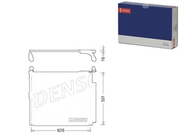 КОНДЕНСАТОРНИЙ РАДІАТОР КОНДИЦІОНЕРА [DENSO]