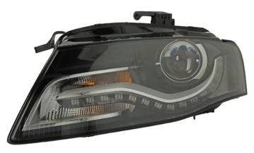 Audi A4/S4 B8 07-10 reflektor lampa lewa D3S+LED