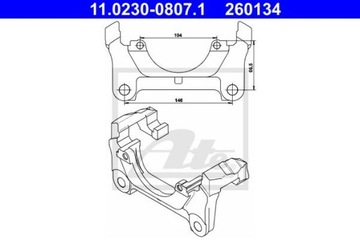 КРІПЛЕННЯ ХОМУТА HAM. AUDI P. A4 1,6-6,0 00-11 LE/PR