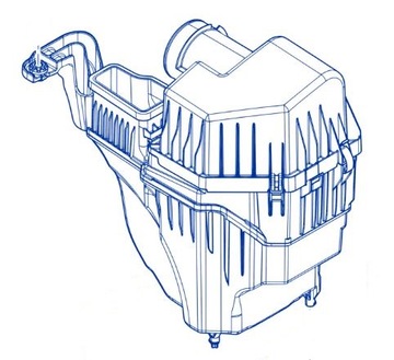 Obudowa filtra powietrza OE Renault AUSTRAL 1.3Tce