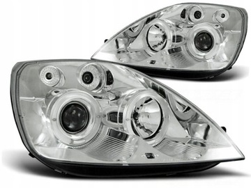 LAMPY FORD FIESTA MK 5 V 02-05R RINGI LED CHROM