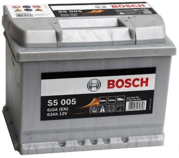 AUDI A3 A4 A6 TT BOSCH S5 005 63 Ah 610A Prawy +