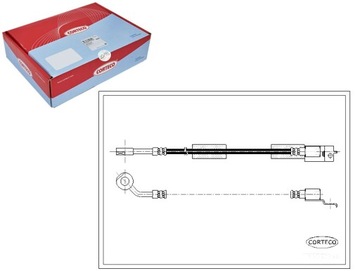 ГАЛЬМІВНИЙ ШЛАНГ CORTECO 52008675 LH0421 460Z007