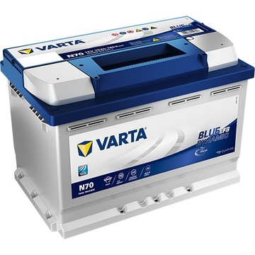 Аккумуляторная батарея Varta EFB Blue Dynamic 70ah 760a R + N70