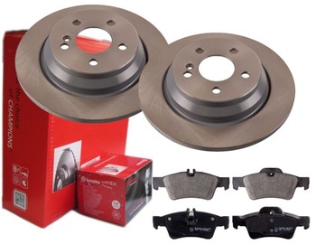 TARCZE KLOCKI BREMBO TYŁ MERCEDES S W221 300MM