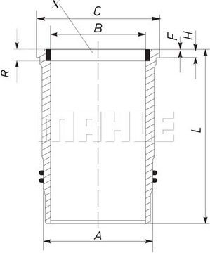 Tuleja cylindrowa 005 WN 10 01