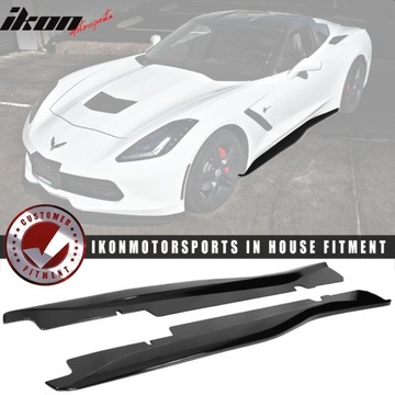 Progi Listwy ZR1 Styl Mat CORVETTE 2014-2019 C7