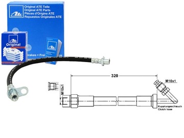 Ate шланг зчеплення (Д 320 мм) BMW 3 (E30), 5 (E