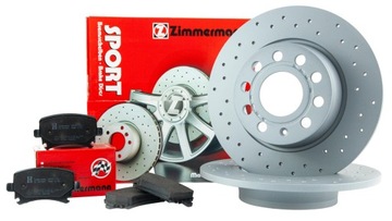 Tarcze Klocki ZIMMERMANN SPORT FIESTA MK6 253mm