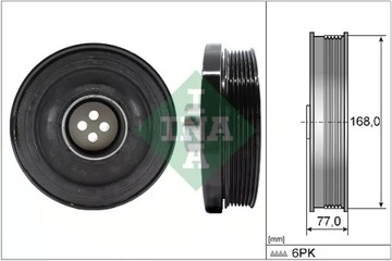 L 544013010 ШКІВ КОЛІНЧАСТОГО ВАЛА BMW