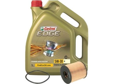 CASTROL EDGE 5W30 M 5L+FILTR OLEJU OE673