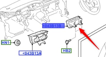 Модуль подушки безопасности Ford