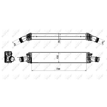 Интеркулер VW A4 / A5 2,7-3,0 TD