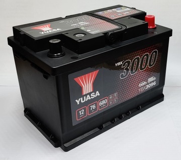 Akumulator Yuasa YBX 3096 12V 76Ah 680A P+