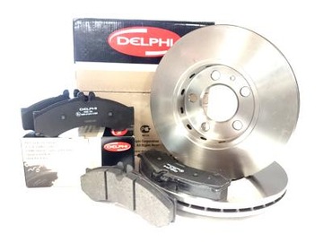 DELPHI диски + задние колодки CITROEN C4 и / купе