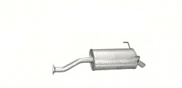"Задній глушник Honda Civic VII.1,4+1,6 01-05Р".
