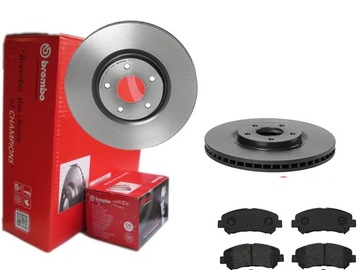 TARCZE KLOCKI BREMBO PRZÓD NISSAN QASHQAI J10 320M