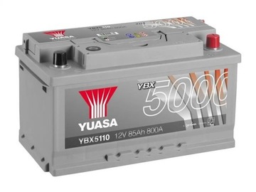 Yuasa YBX5000 Silver High SMF 12V 85AH 800A R+