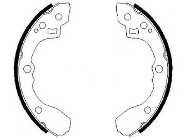Гальмівні колодки BS906