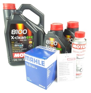 MOTUL 8100 X-CLEAN EFE 5W30 7L PŁUKA FILTR E60 M54