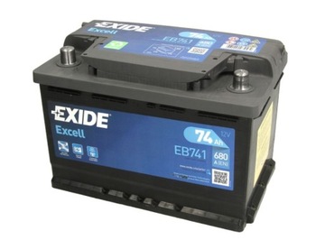 АККУМУЛЯТОР EXIDE EXCELL 74AH 680A EB741 L+