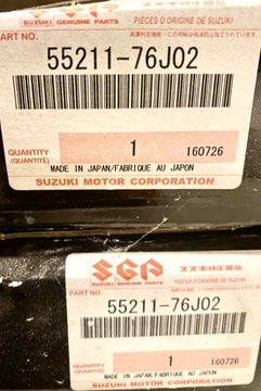 Tarcze hamulcowe P Suzuki Jimny 55211-76J02 OE