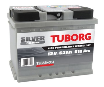 Батарея Tuborg Silver 12V 63ah 610A TS563-061